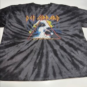 Def Leppard Tie-Dye Graphic Tee